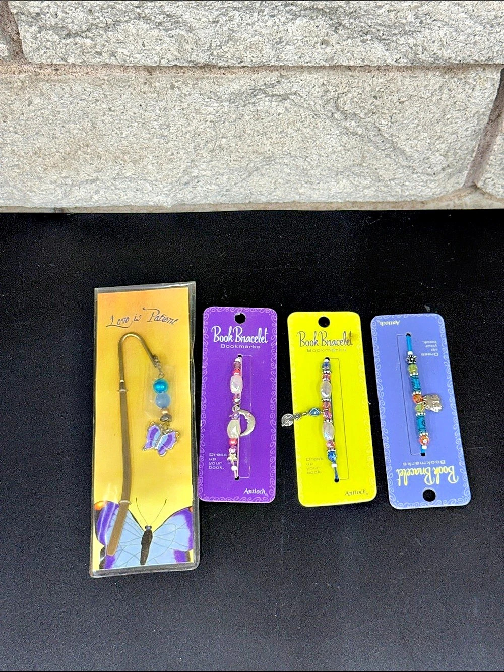 Antioch Book Bracelet Bookmark Set Purple & Blue